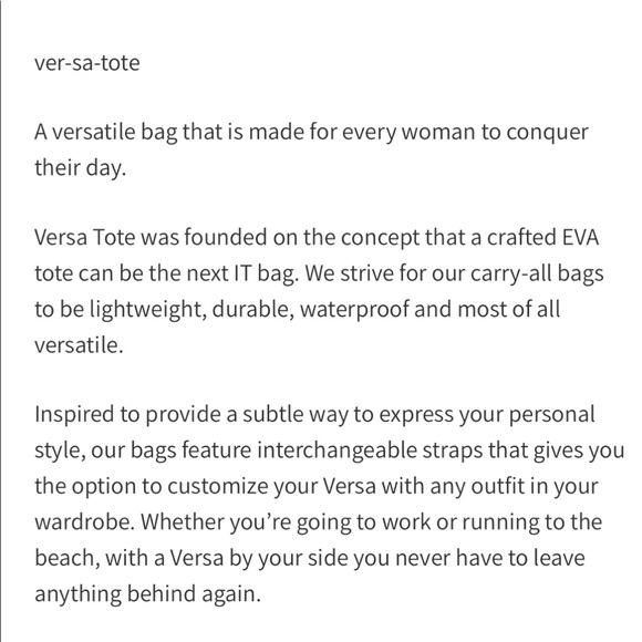 Versa Tote Rope Straps only- One Set- pick color. - Picture 5 of 5